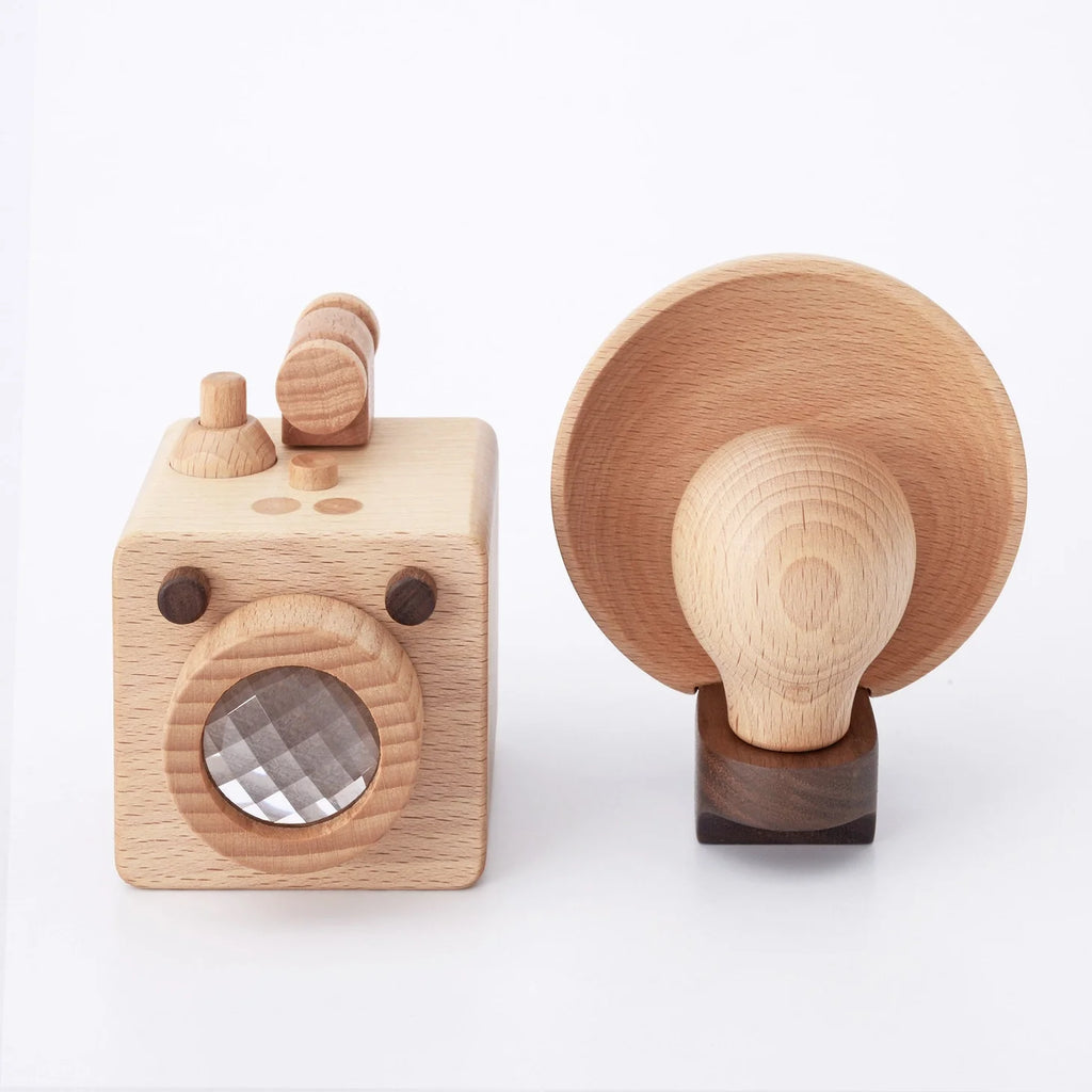 Father’s Factory | Wooden Light Bulb Camera