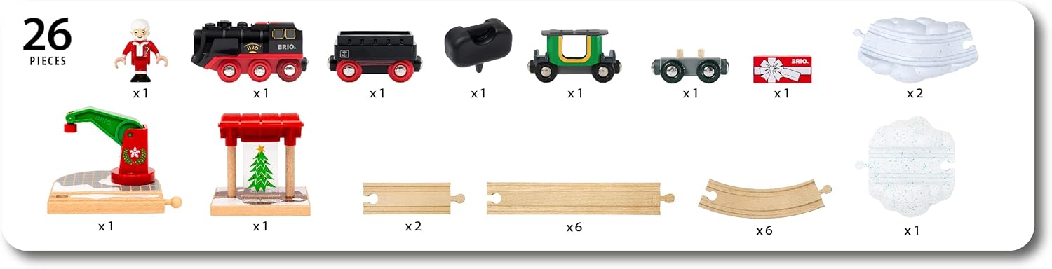BRIO World Christmas Steaming Train Set
