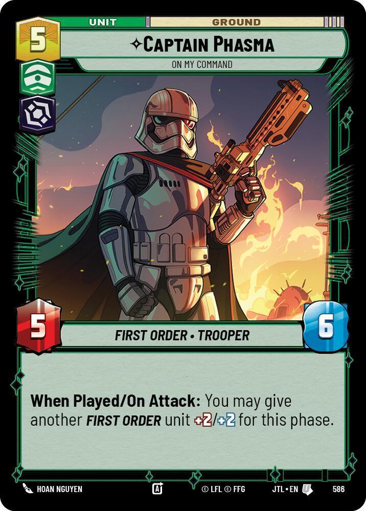 Captain Phasma - On My Command (Foil) (586) [Jump to Lightspeed]