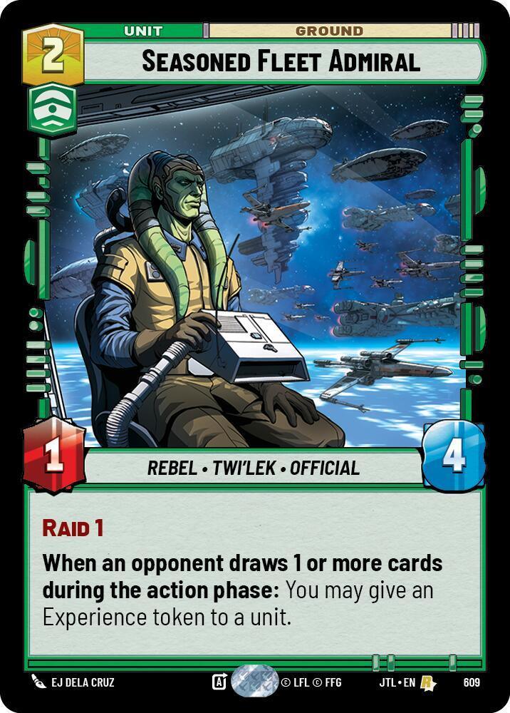 Seasoned Fleet Admiral (Foil) (609) [Jump to Lightspeed]