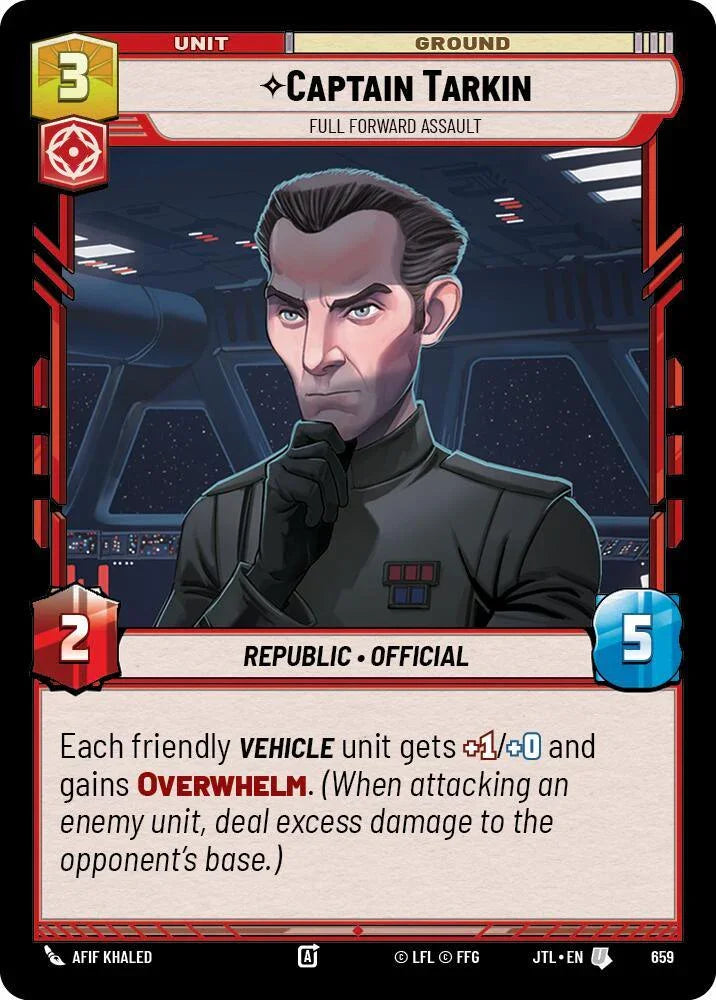 Captain Tarkin - Full Forward Assault (Foil) (659) [Jump to Lightspeed]