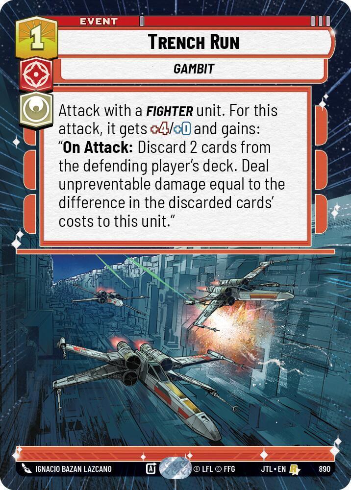 Trench Run (Hyperspace Foil) (890) [Jump to Lightspeed]