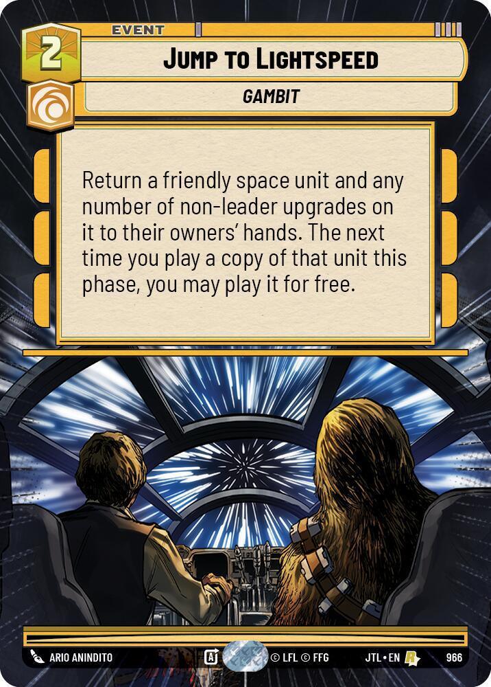 Jump to Lightspeed (Hyperspace Foil) (966) [Jump to Lightspeed]
