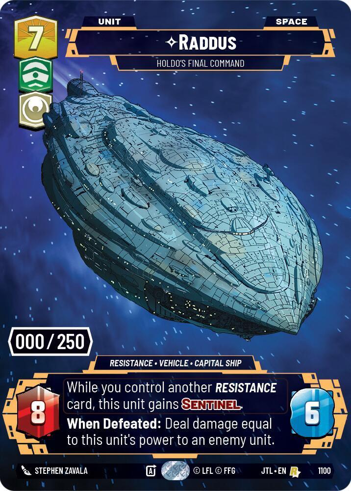 Raddus - Holdo's Final Command (Serialized) (1100) [Jump to Lightspeed]