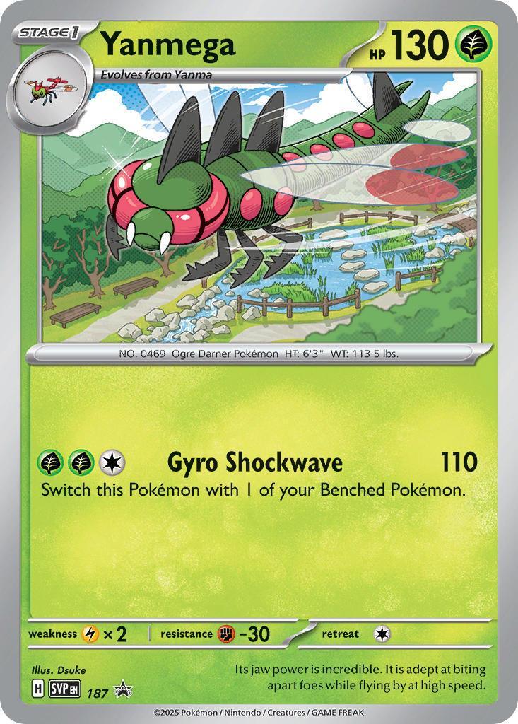 Yanmega (187) [Scarlet & Violet: Black Star Promos]