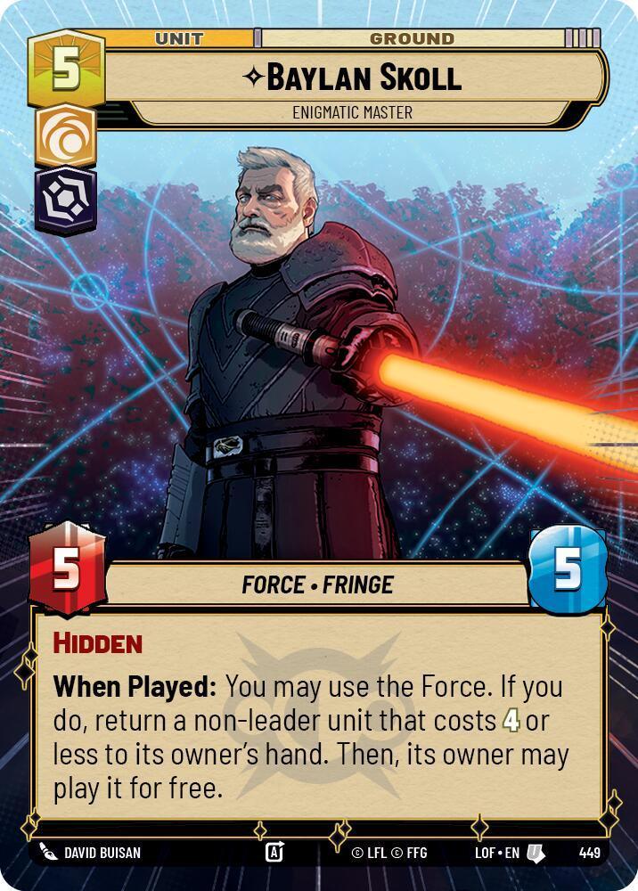 Baylan Skoll (449) - Enigmatic Master (Hyperspace) (449) [Legends of the Force]