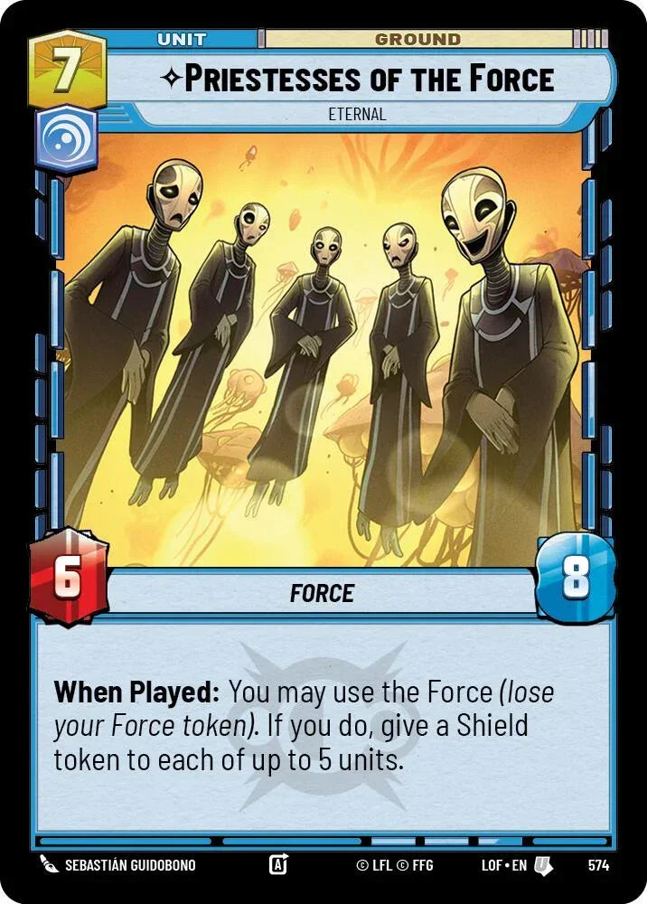 Priestesses of the Force (574) - Eternal (Foil) (574) [Legends of the Force]