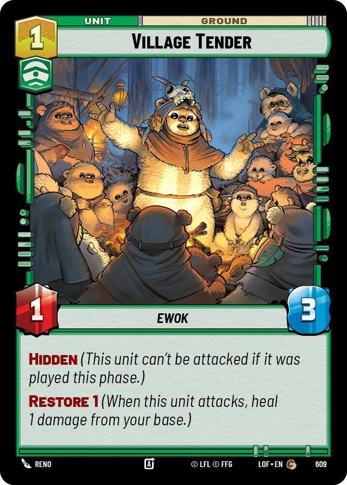 Village Tender (609) (Foil) (609) [Legends of the Force]