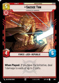 Saesee Tiin (669) - Courageous Warrior (Foil) (669) [Legends of the Force]
