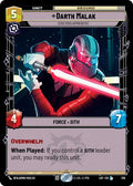 Darth Malak (736) - Covetous Apprentice (Foil) (736) [Legends of the Force]