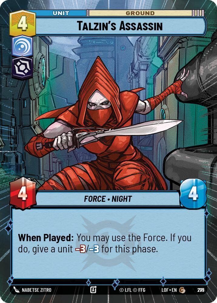 Talzin's Assassin (775) (Hyperspace Foil) (775) [Legends of the Force]