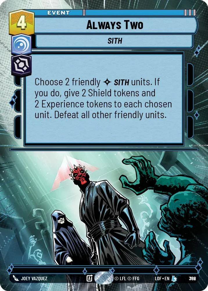 Always Two (782) (Hyperspace Foil) (782) [Legends of the Force]
