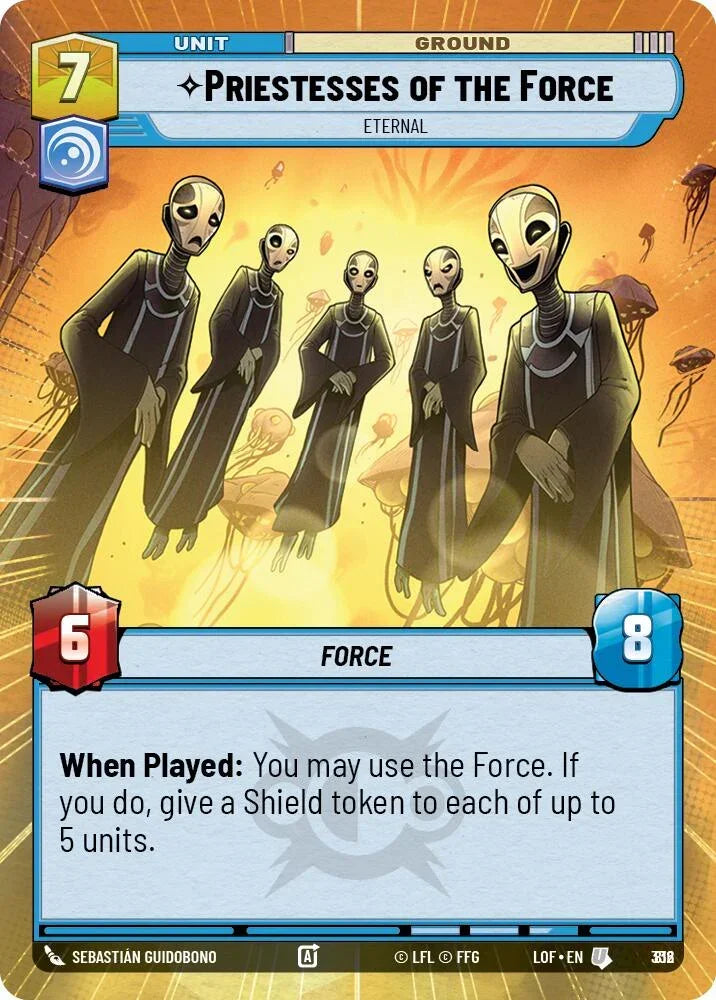 Priestesses of the Force (812) - Eternal (Hyperspace Foil) (812) [Legends of the Force]