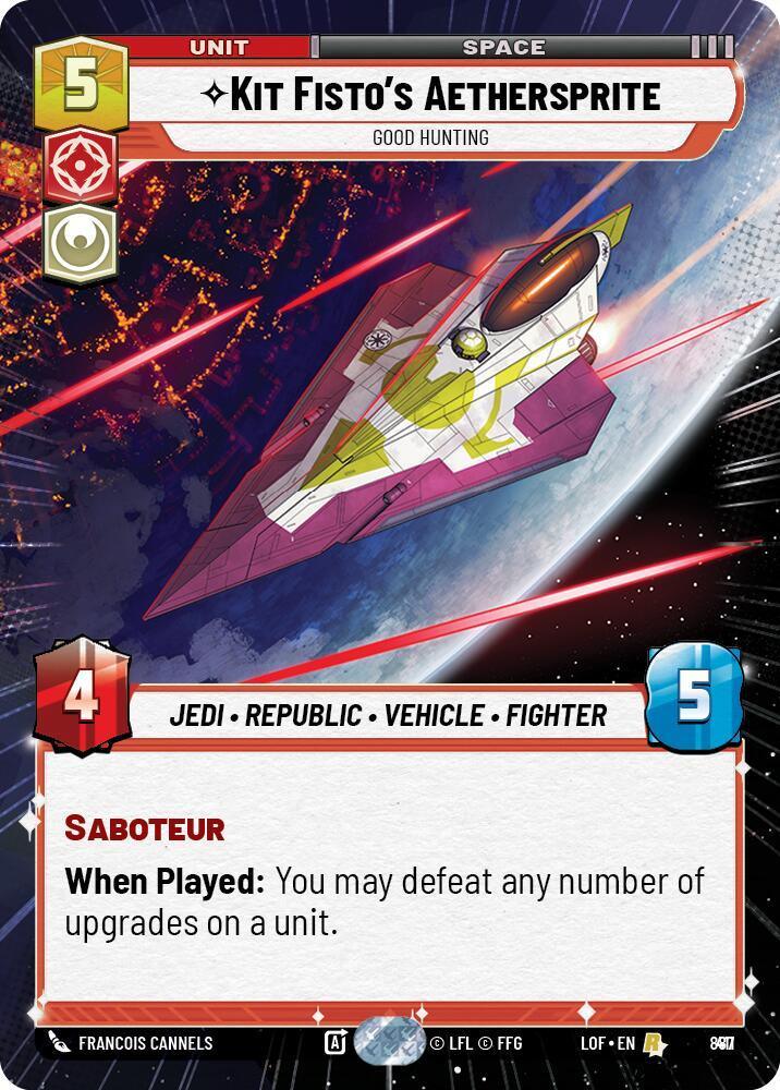 Kit Fisto's Aethersprite (887) - Good Hunting (Hyperspace Foil) (887) [Legends of the Force]