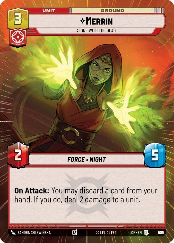 Merrin (900) - Alone with the Dead (Hyperspace Foil) (900) [Legends of the Force]