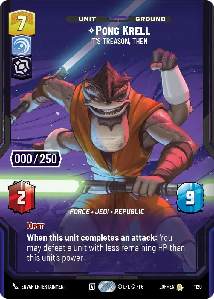 Pong Krell (1120) - It's Treason, Then (Serialized) (1120) [Legends of the Force]