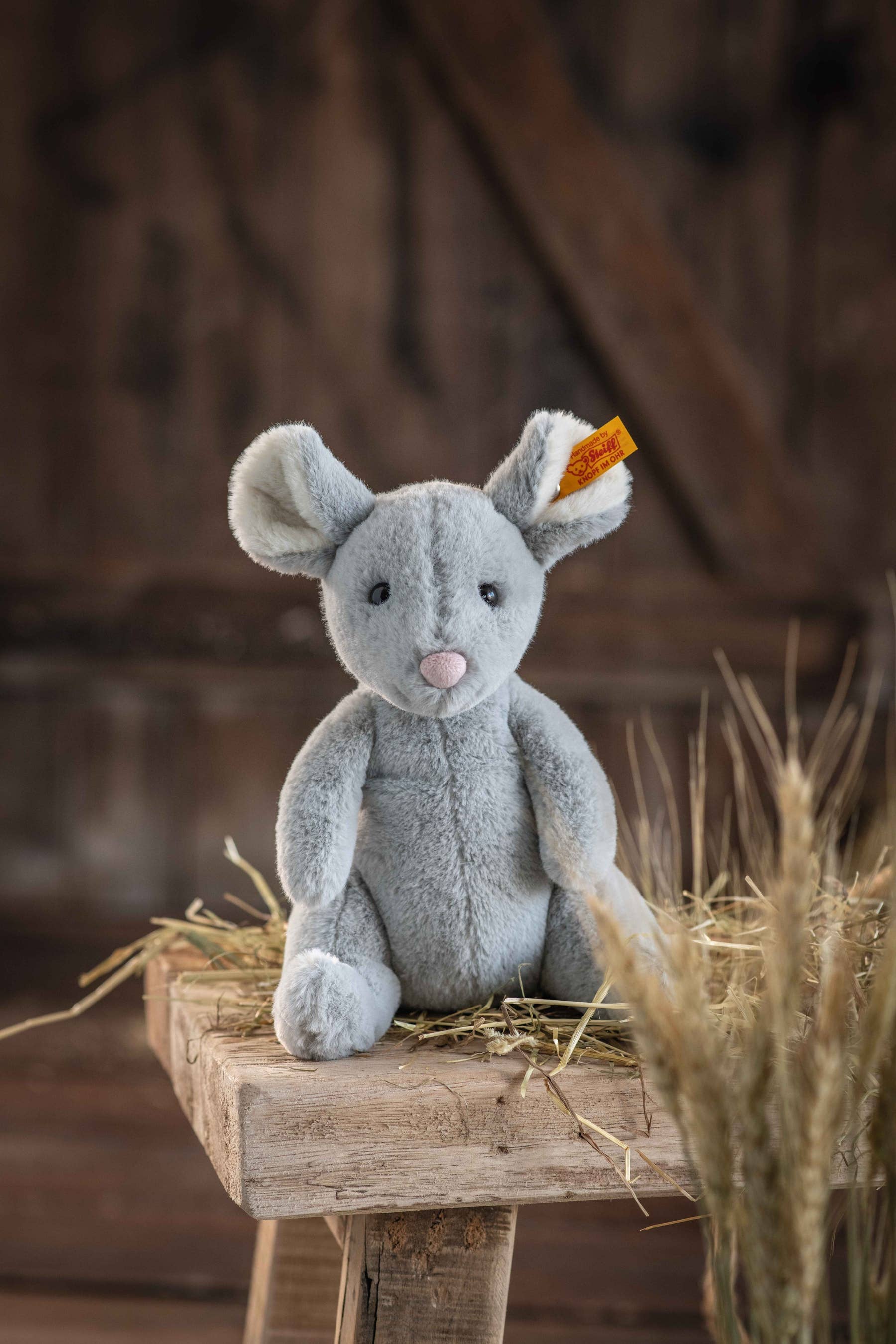 Steiff Cheesy Mouse Stuffed Animal