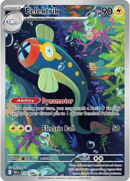 Eelektrik (114/086) [Scarlet & Violet: Black Bolt]