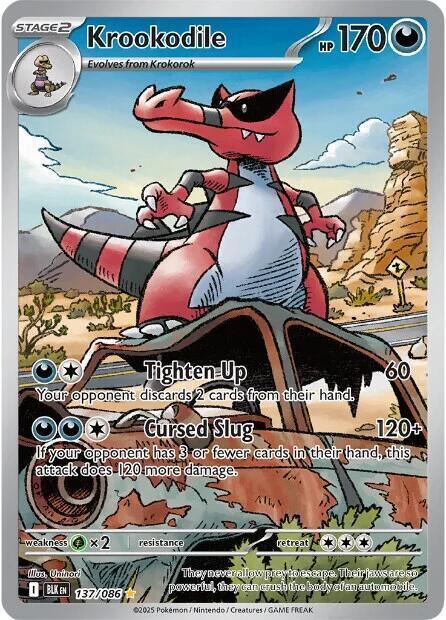 Krookodile (137/086) [Scarlet & Violet: Black Bolt]