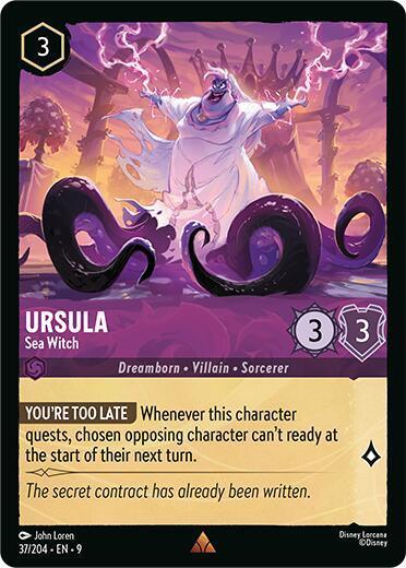 Ursula - Sea Witch (37/204) [Fabled]