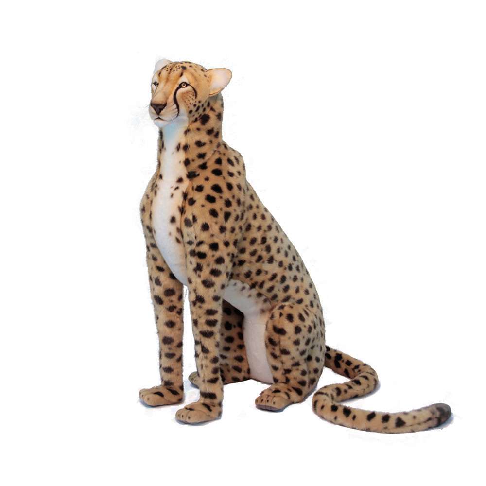 Life-Size Cheetah Stuffed Animal, 44" - Final Sale (ships in one week)