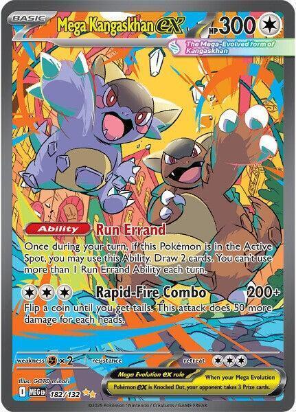 Mega Kangaskhan ex (182/132) [Mega Evolutions: Base Set]