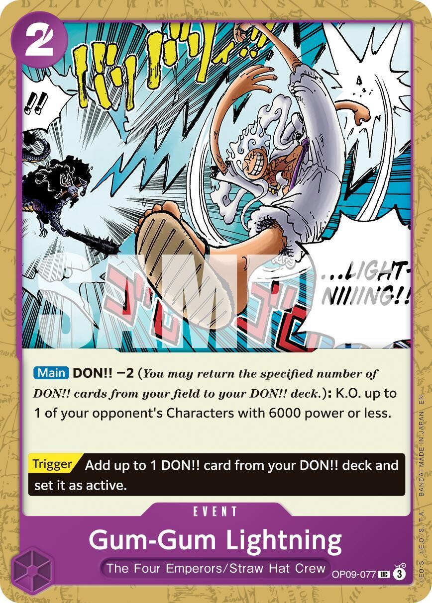 Gum-Gum Lightning (Reprint) [Premium Booster -The Best- Vol. 2]