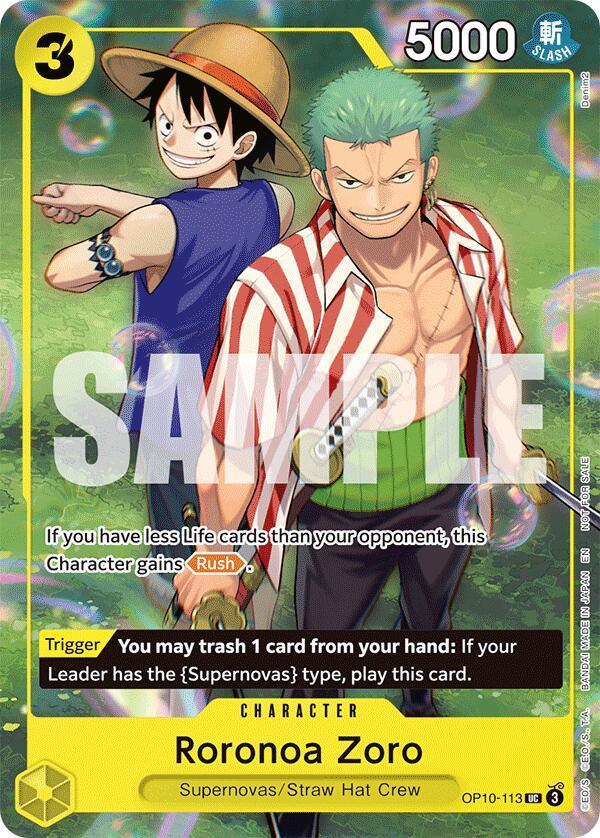 Roronoa Zoro (Learn Together Deck Set - Set Sail Event) [One Piece Promotion Cards]