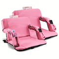 Padded Stadium Seats for Bleachers with Back Support 2-Pack