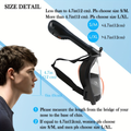 Full Face Snorkel Mask Panoramic – Large Frame Silicone Dry Top, Anti-Fog Wide View, Camera Mount, Waterproof Diving Mask for Adults Scuba Snorkeling L/XL