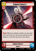 Sudden Ferocity (686) (Foil) (686) [Secrets of Power]