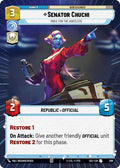 Senator Chuchi - Voice for the Voiceless (Hyperspace) (309) (309) [Secrets of Power]