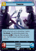 Condemn (794) (Hyperspace Foil) (794) [Secrets of Power]