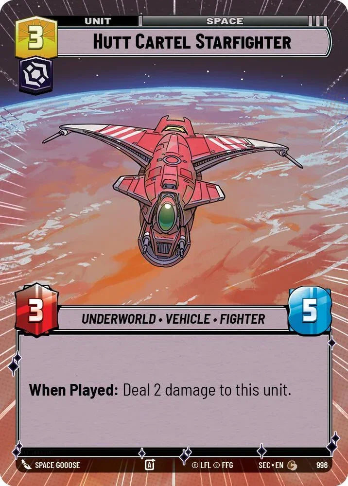 Hutt Cartel Starfighter (996) (Hyperspace Foil) (996) [Secrets of Power]
