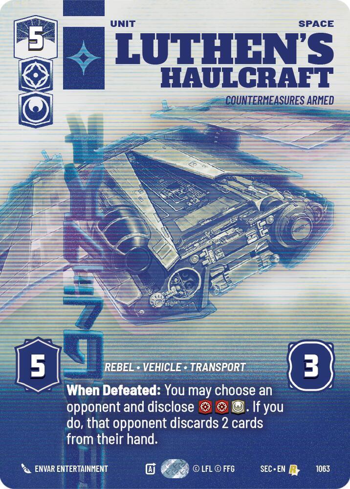 Luthen's Haulcraft - Countermeasures Armed (Prestige) (1063) (1063) [Secrets of Power]