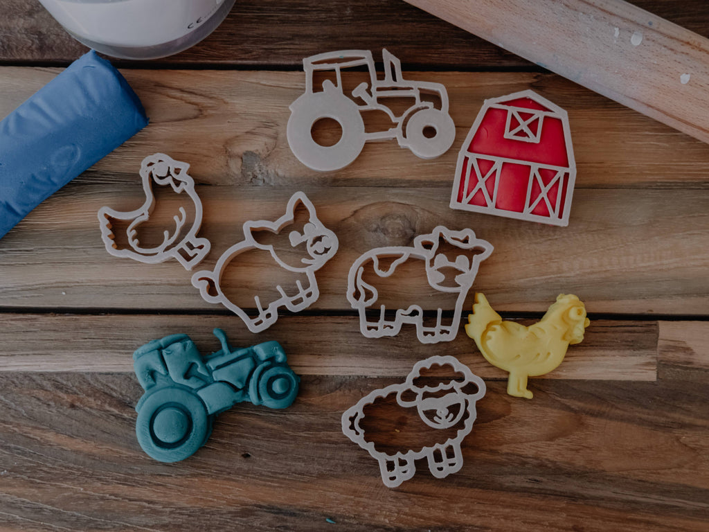 Farm Cutter Set - Eco Playdough Tool