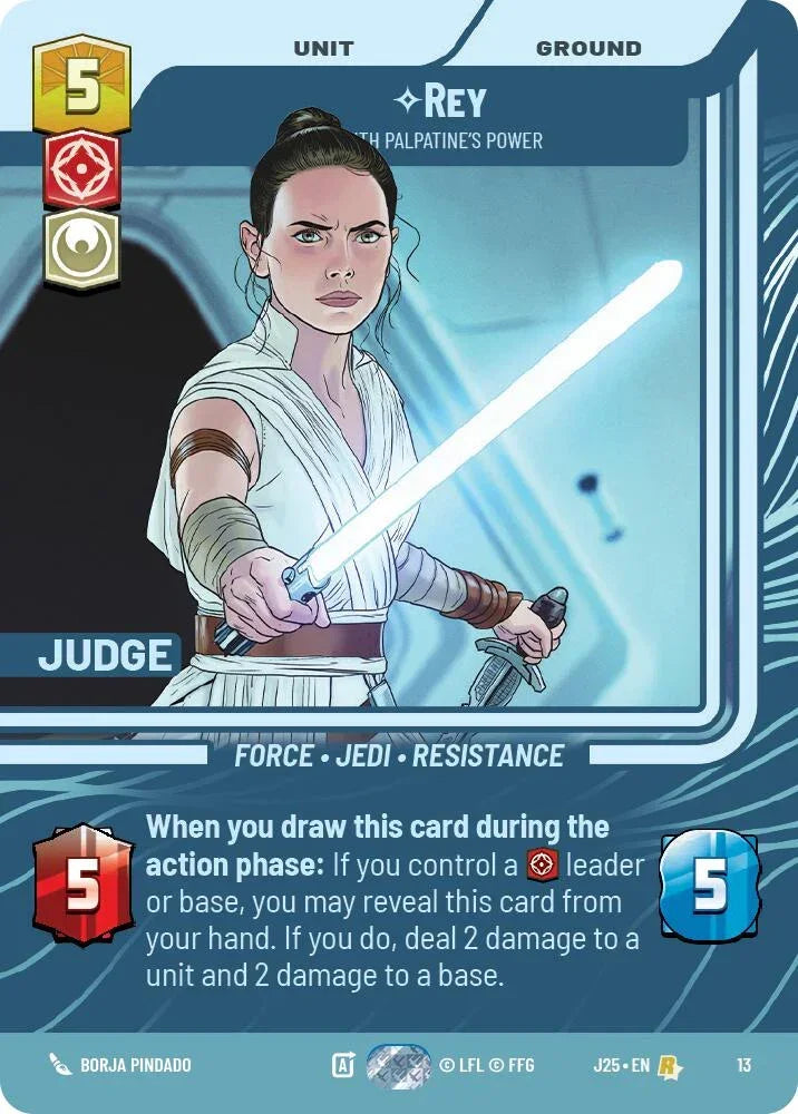 Rey - With Palpatine's Power (13) (13) [Judge Promos]