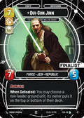 Qui-Gon Jinn - The Negotiations Will Be Short (Finalist) (67) (67) [Sector and Regional Promos: Season 1]