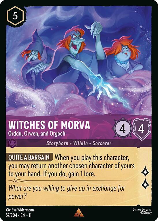 Witches of Morva - Orddu, Orwen, and Orgoch (57/204) [Winterspell]