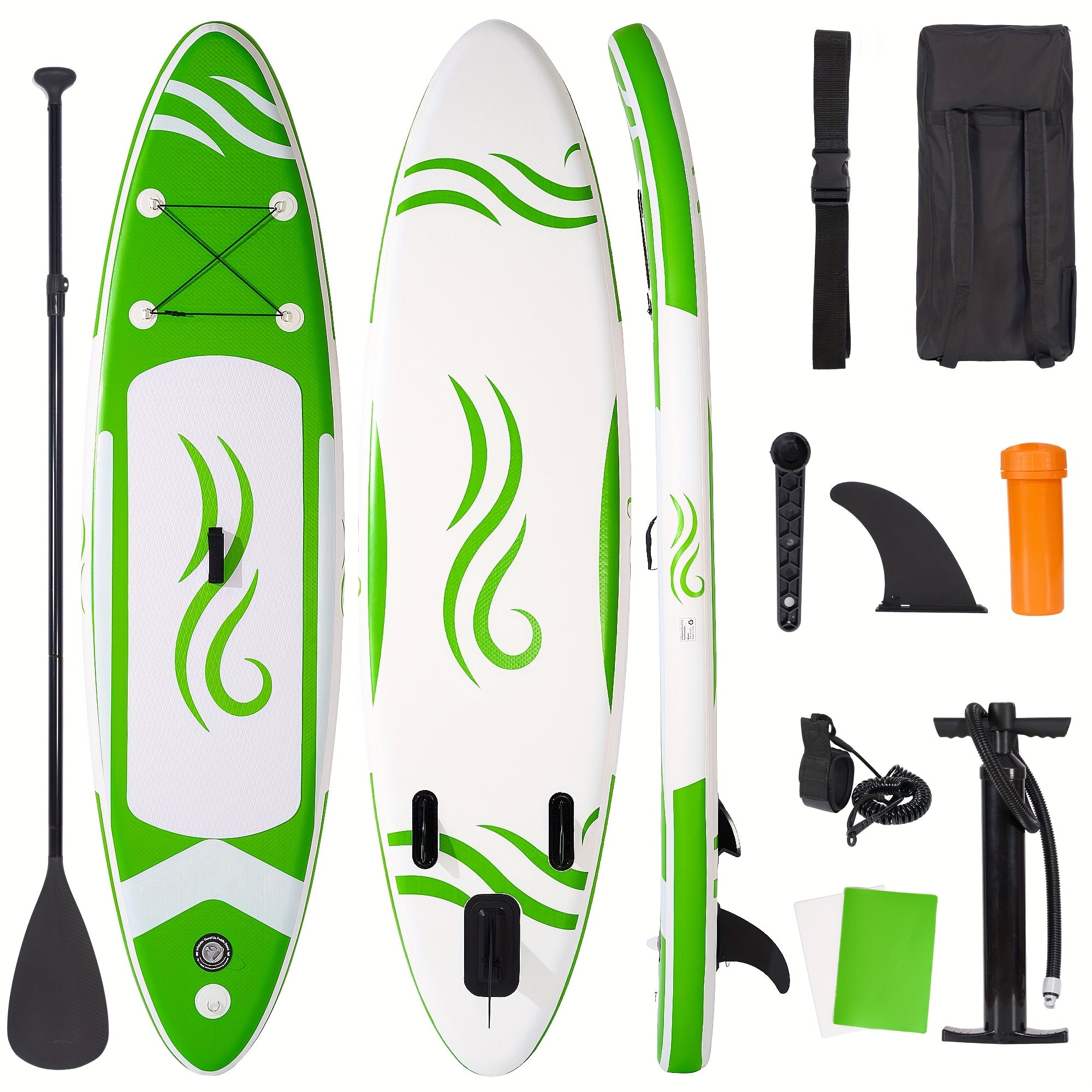 14ft Inflatable Racing Paddle Board SUP with Pump Adjustable Paddle & Backpack – 3D Non-Slip EVA Deck Ultra-Lightweight 23lbs Touring Stand Up Paddleboard for Youth Adults