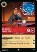 Fa Zhou - Honorable Warrior (110/204) [Winterspell]