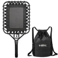 Baseball Softball Fungo Bat Racket for Coaches & Parents – 15 oz Lightweight Practice Bat for Hitting Grounders, Fly Balls & Fielding Drills with Large Shoulder Bag Included