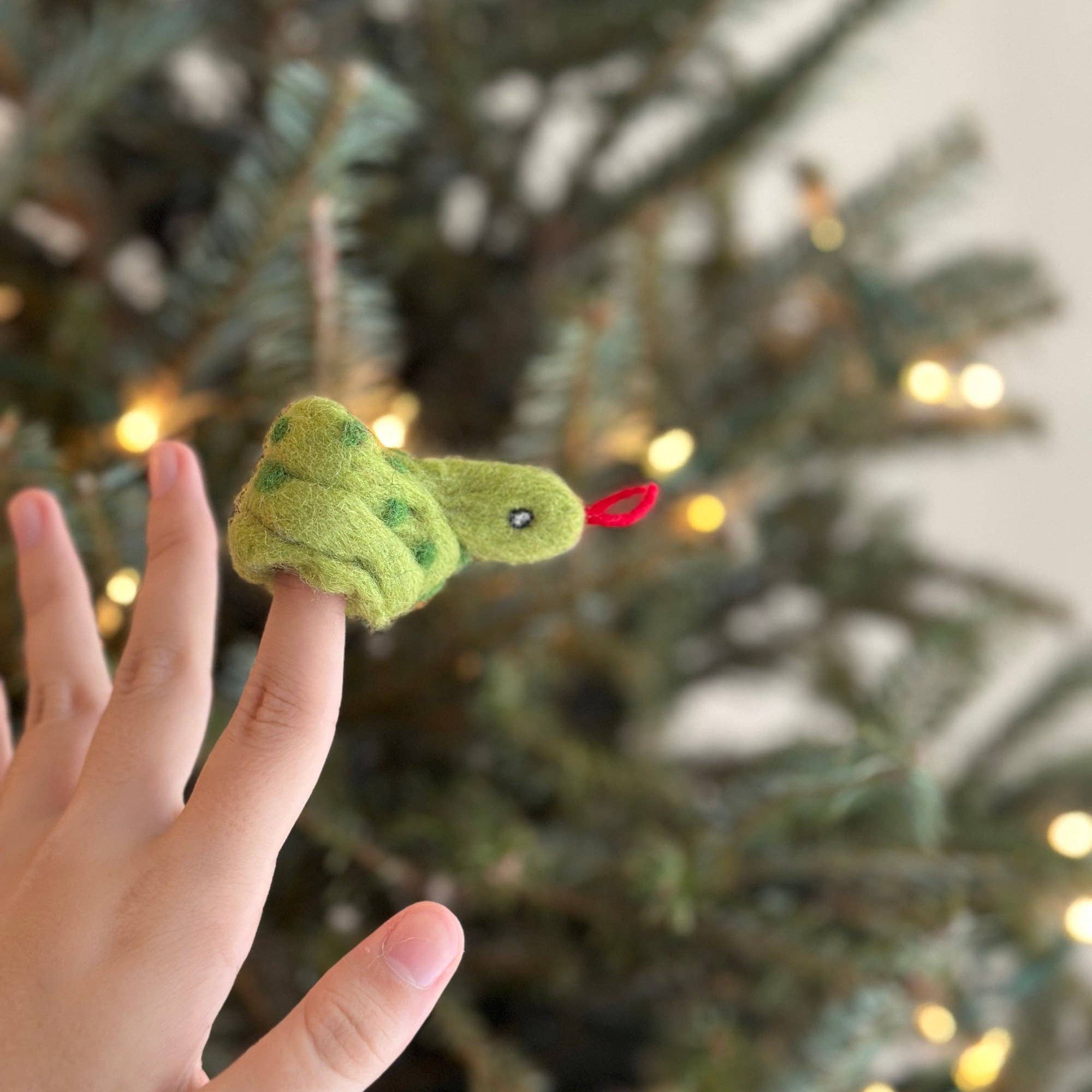 Felt Finger Puppet: Snake