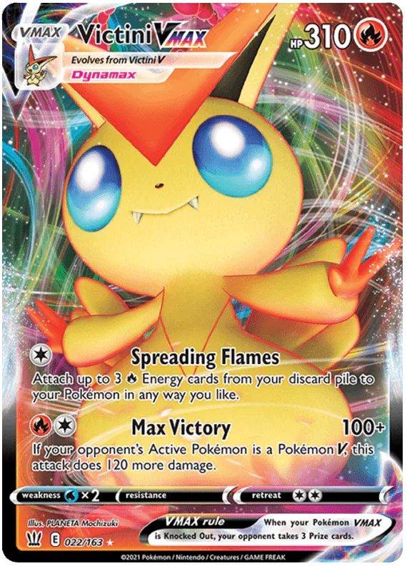 Victini VMAX (022/163) [Sword & Shield: Battle Styles]