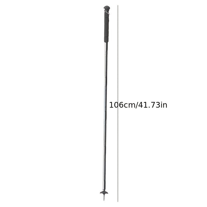7-in-1 Tactical Hiking Staff – Adjustable Aluminum Alloy Mountaineering Stick with Compass, Fire Starter, Saw, Screwdriver & Pliers – Multi-Tool Walking Pole for Hiking, Climbing & Camping