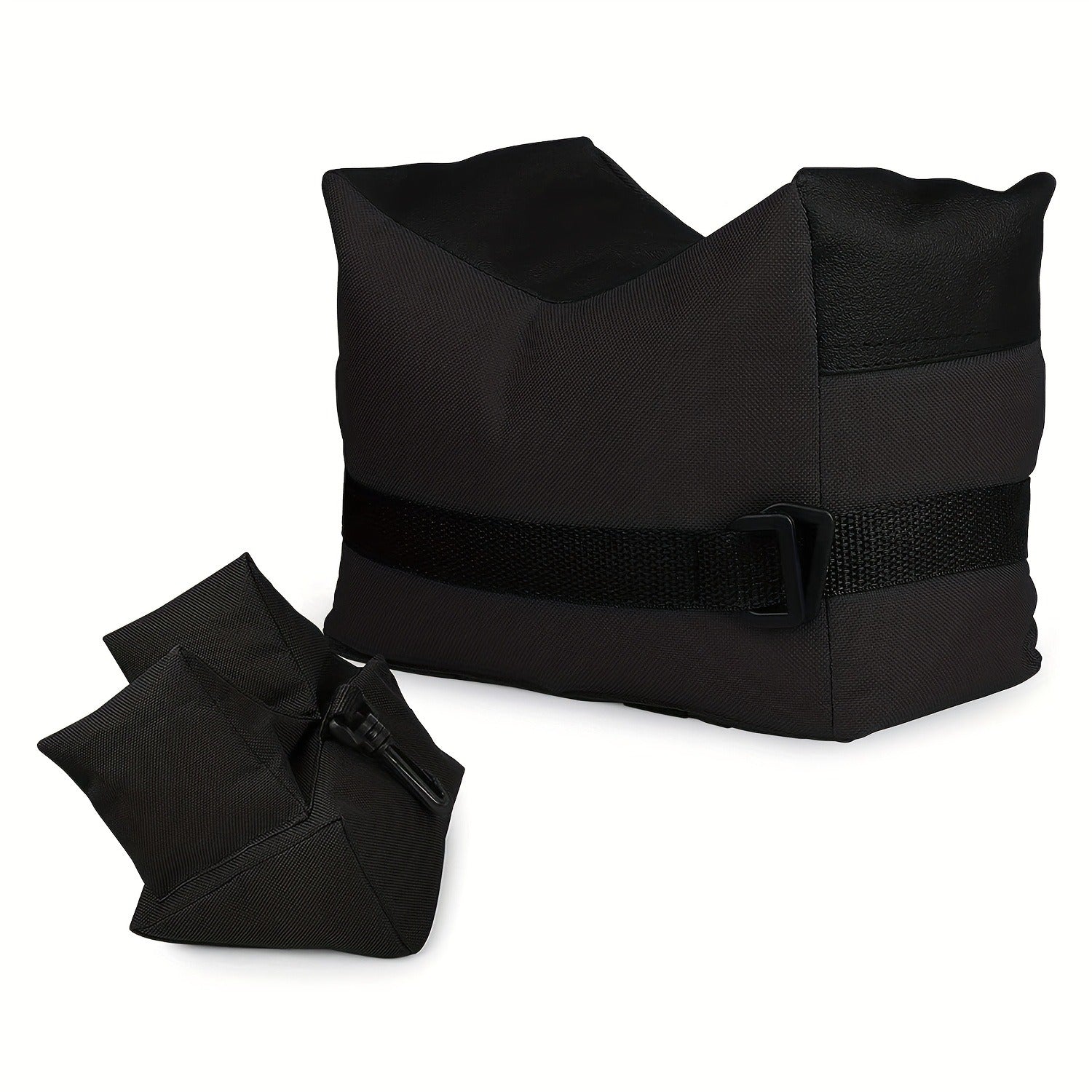 Shooting Rest Sandbag Bags Front & Rear Support Stand Holders for Rifle Gun Shotgun Bench Rest Target Sports Hunting Photography Unfilled Tactical Shooting Bag Set
