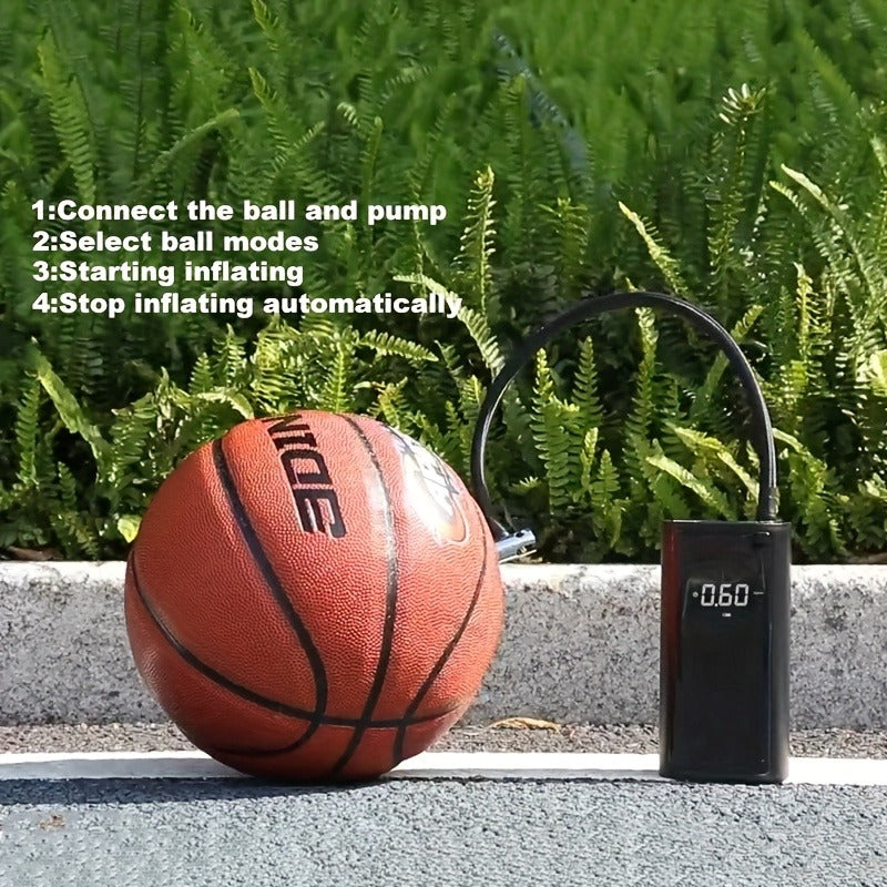 Portable Tire Inflator 150PSI | Digital Gauge LED Light USB Charging