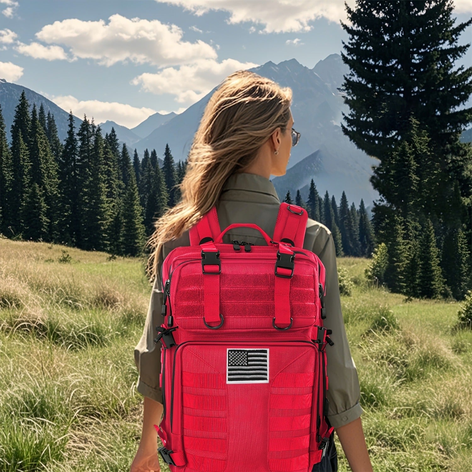 Tactical Military Backpack 50L – Large Capacity Molle Rucksack for Camping, Hiking, Hunting, Fishing & Travel, Unisex with Multiple Color Options