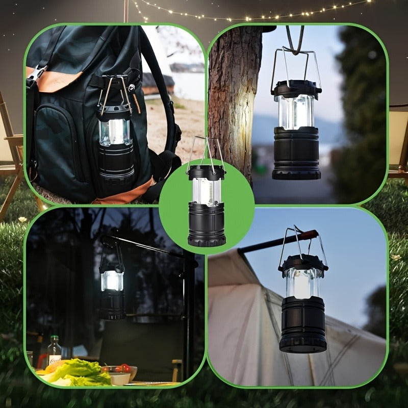 Collapsible Camping Lantern Rechargeable Bulk Set – Foldable USB LED Pendant Light for Camping, Power Outages & Emergency Survival, 4/8pcs Value Pack