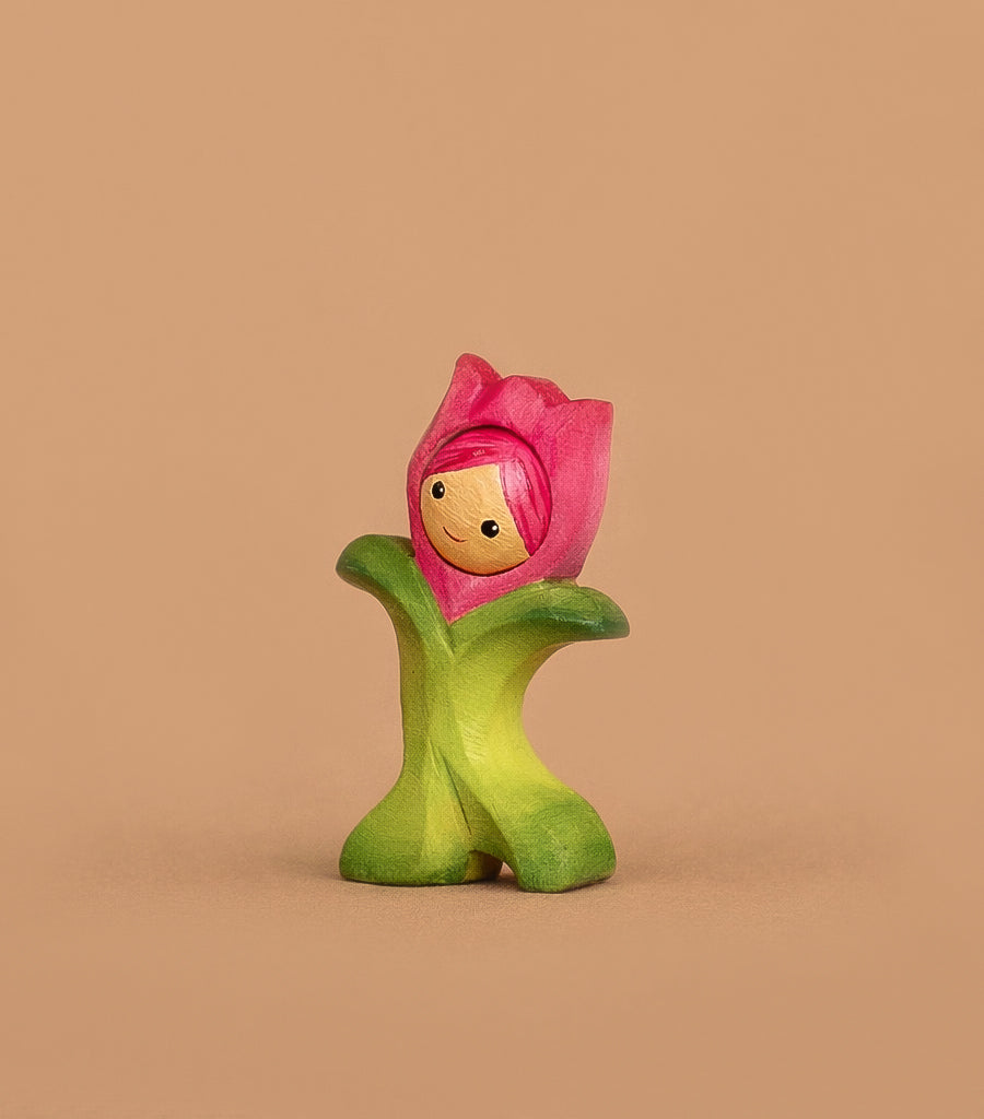 Bumbu Handmade Wooden Flower Child Tulip